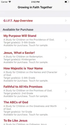 Growing in Faith Together iPhone image 1