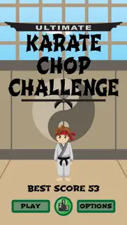 karate chop challenge iphone screenshot 1