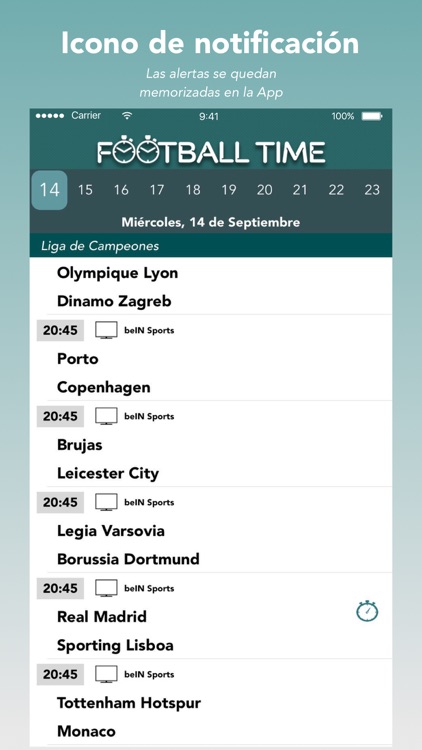 Football Time - Partidos de Futbol