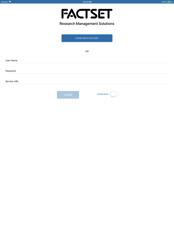 Screenshot #4 pour FactSet RMS
