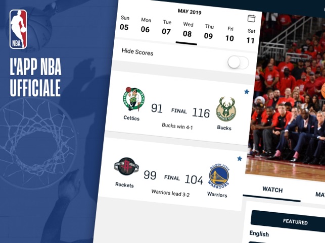 siti per scaricare partite nba