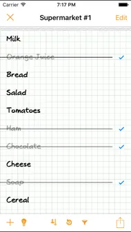 Handleliste Courzeo Lite iphone bilder 1