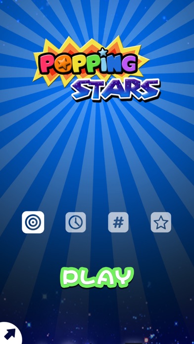 Popping Stars-classic game Screenshot