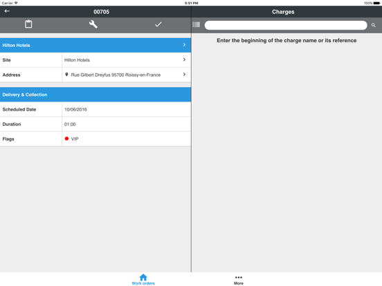 Praxedo iPad screenshot 3 - Productivity app