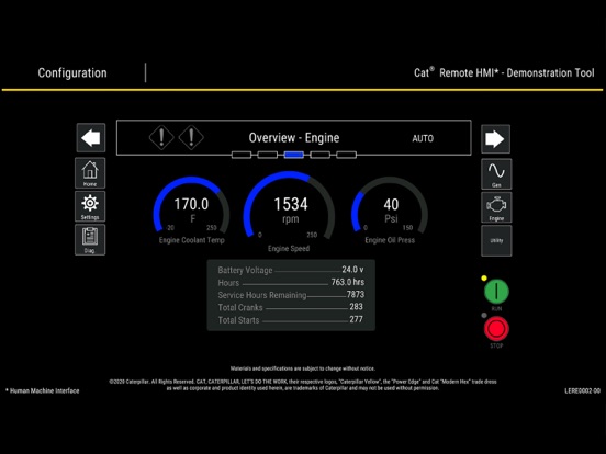 Screenshot #5 pour Cat® Remote HMI Demonstrator