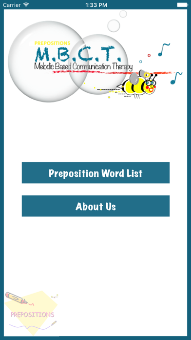 Screenshot #1 pour MBCT - Prepositions