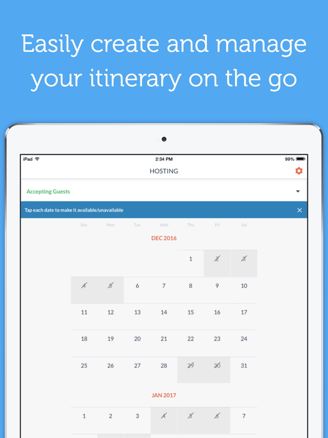 ‎Couchsurfing Travel App Screenshot