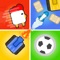 Duel your friends in a variety of 4 player minigames using simple one touch controls