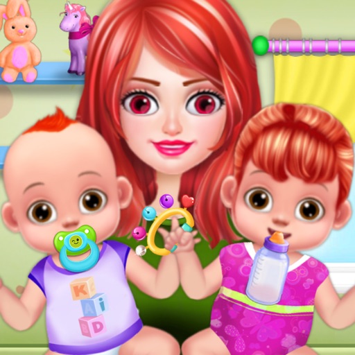 Twin baby care house daycare iOS App