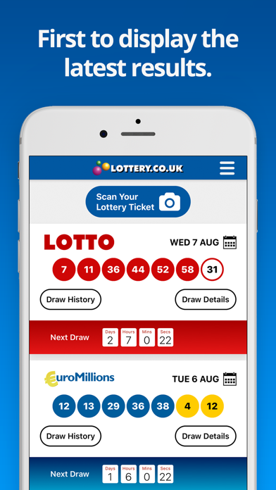 How to cancel & delete National Lottery Results from iphone & ipad 1
