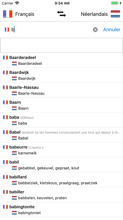 Dictionnaire Néerlandais screenshot-4