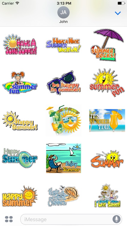 Summer Spring Winter Stickers screenshot-3