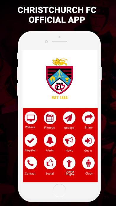 Screenshot #1 pour Christchurch Football Club