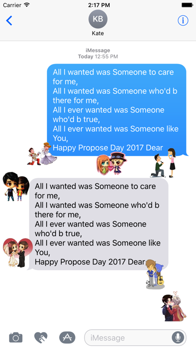Screenshot #1 pour Propose day Sticker