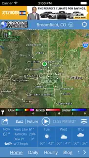 pinpoint weather - kdvr & kwgn iphone screenshot 1