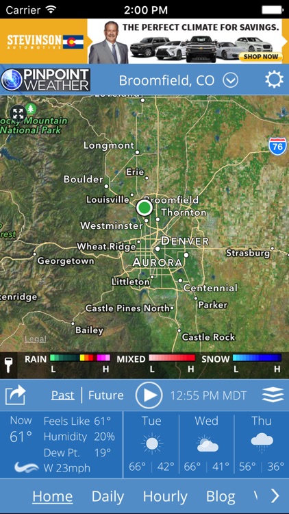 Pinpoint Weather - KDVR & KWGN