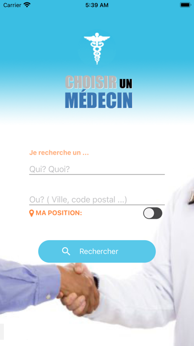 Screenshot #1 pour Choisir un Médecin