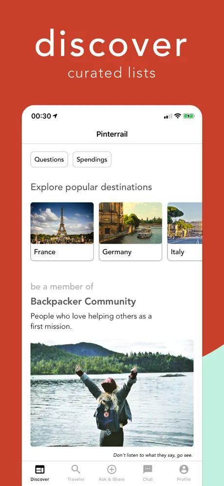 Pinterrail: Traveler Platform