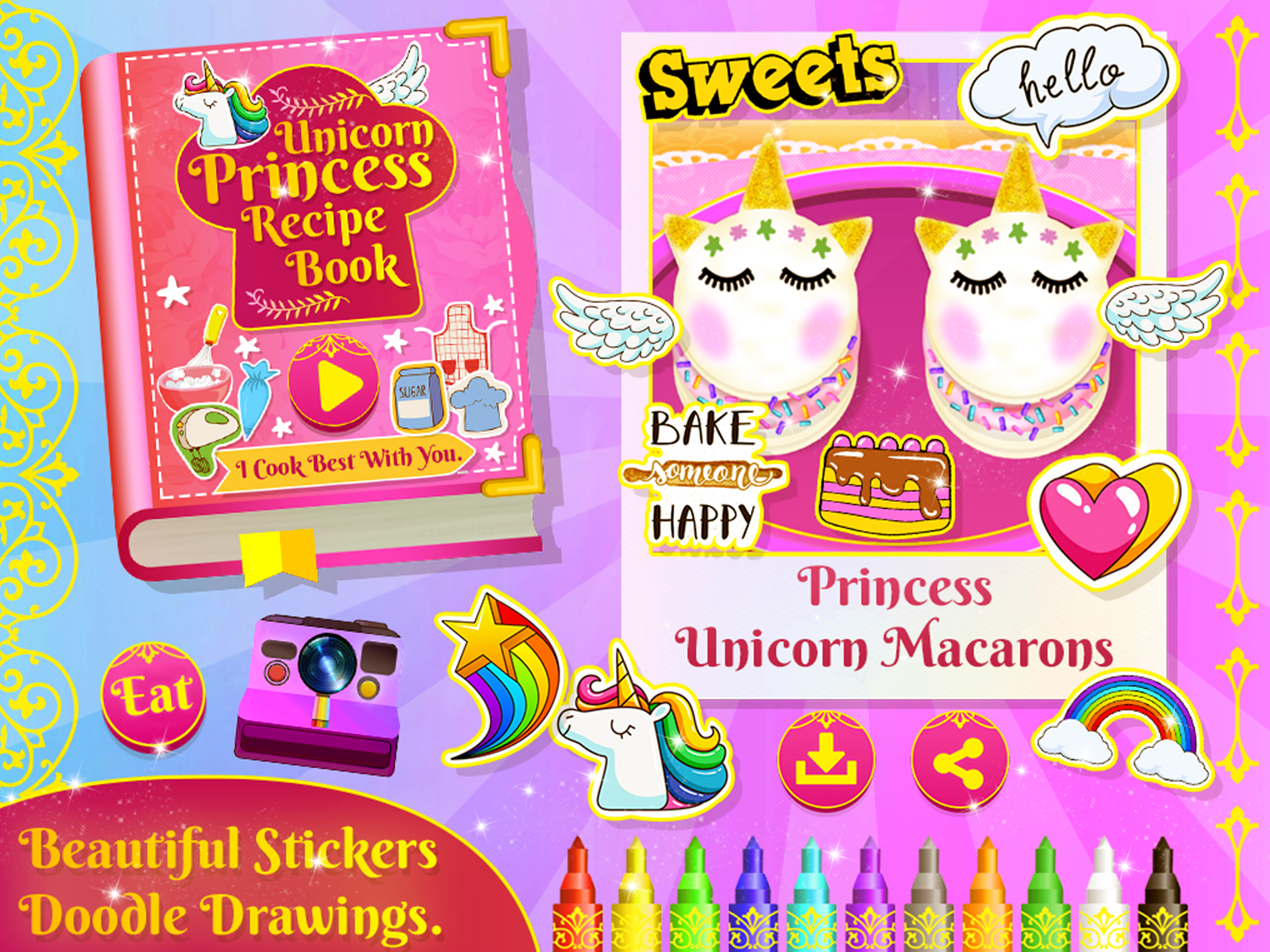 Unicorn Princess Recipe Book