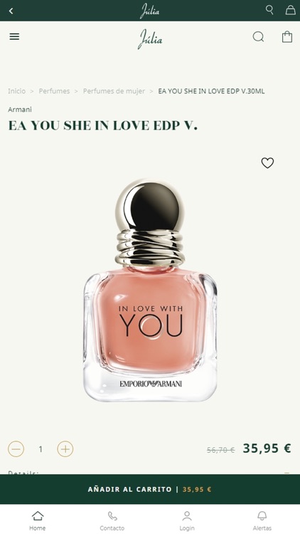 Perfumería Júlia Online