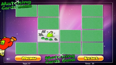 The Matching Cards Game Screenshot