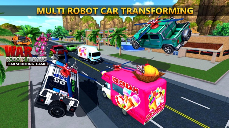 War Robots Flying Car Shooting