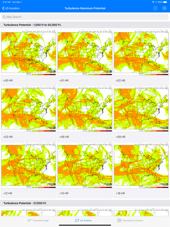 Fly Forecast iPad screenshot 5 - Travel app