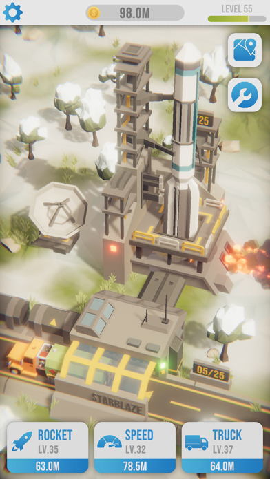 Idle Rocket Launch screenshot 3