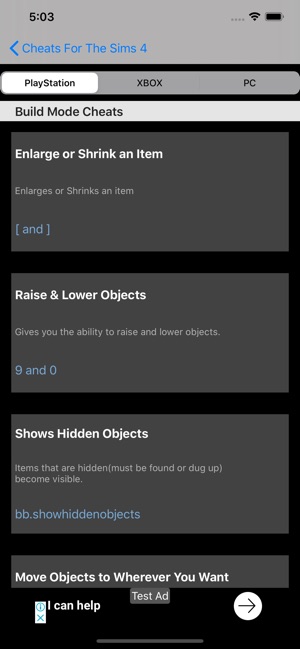 All Cheats for Sims 4 on the App Store