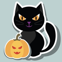 Collection stickers Halloween