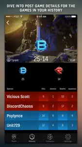 Halo 5 Stats screenshot #3 for iPhone