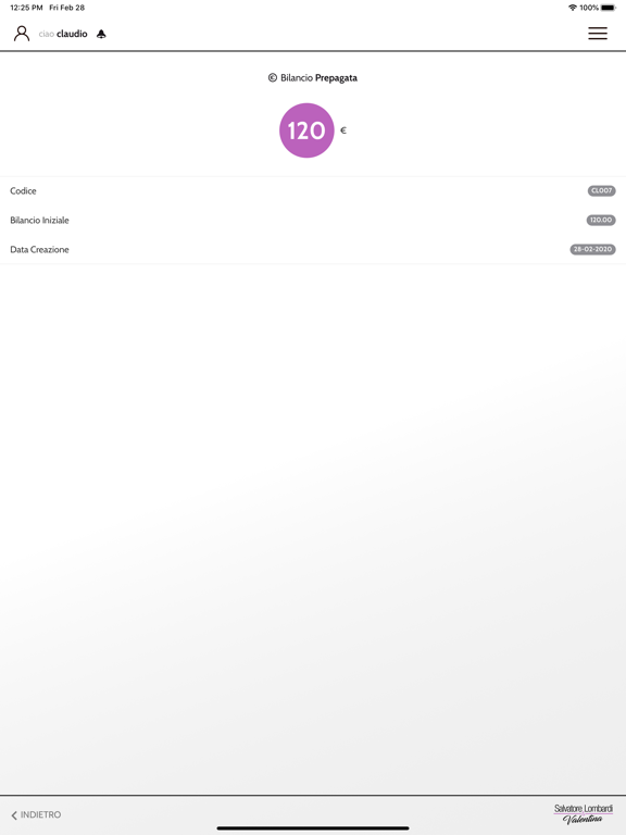 Salvatore Lombardi iPad screenshot