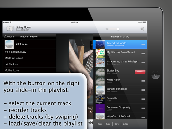 SonoPad for Sonos iPad app afbeelding 4