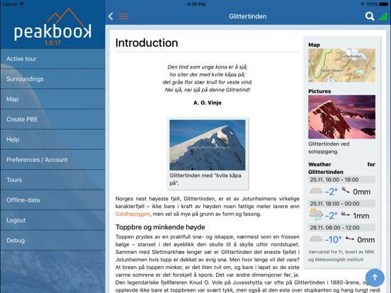 Screenshot #6 pour Peakbook