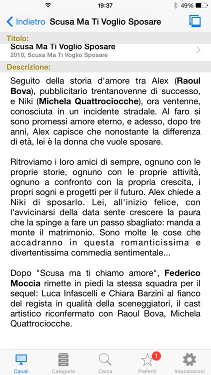 Italian TV Schedule screenshot-5