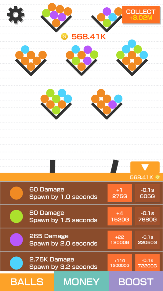 #5. Idle Ball (iOS) 由: Geisha Tokyo Inc.