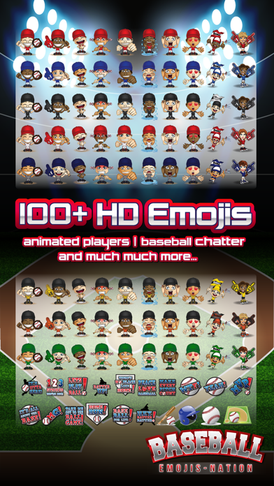 野球のイモジス国家 - Baseball Emojisのおすすめ画像1