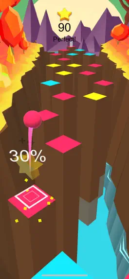 Game screenshot Color Piano Ball: Jump and Hit mod apk