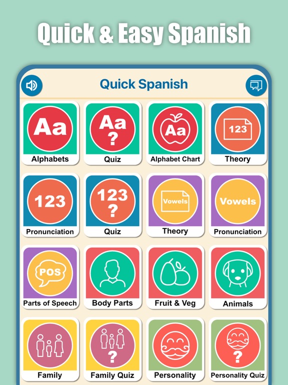 Quick and Easy Spanish Lessons screenshot