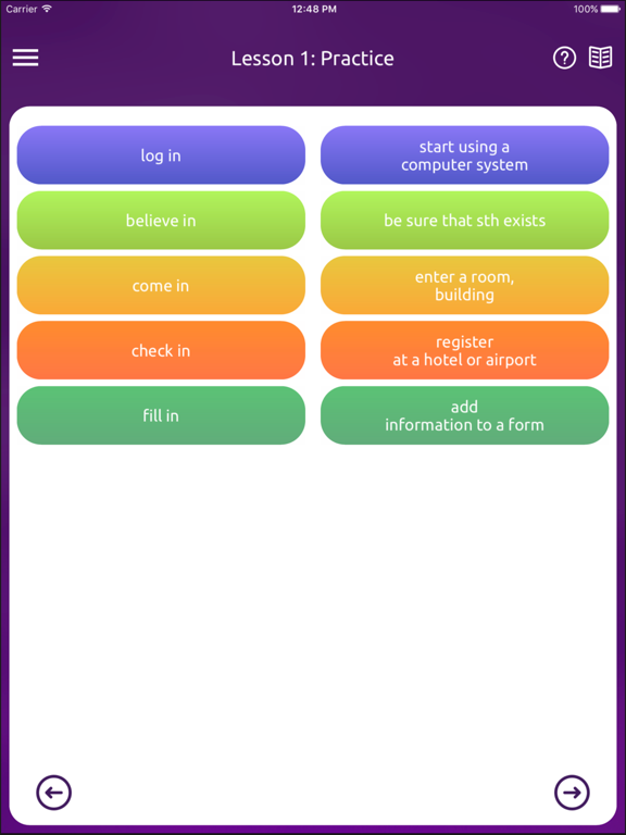 Screenshot #6 pour Phrasal Verbs for Life & Exams