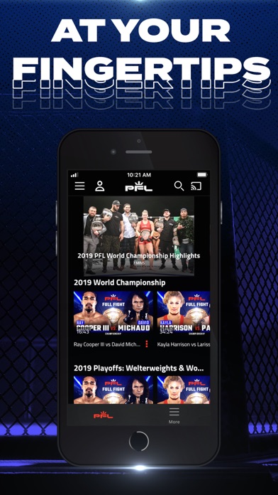 PFL Fight Central Screenshot