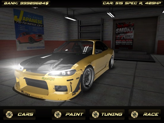 SNR Drift Racing на iPad