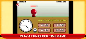 Math Telling Time Clock Game screenshot #5 for iPhone