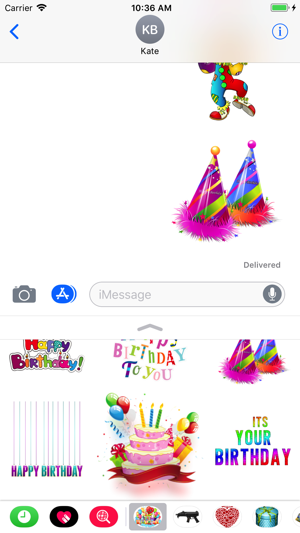 Happy Birthday Stickers Pro(圖4)-速報App