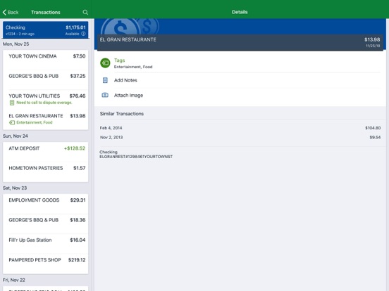 CSB MOBILENET iPad screenshot 1 - Finance app