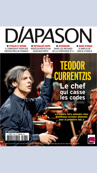 Diapason Magazine Screenshot