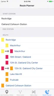 san francisco metro iphone screenshot 2