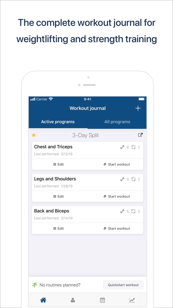 【图】Loaded – Workout Journal(截图1) 【图】Loaded – Workout Journal(截图1)