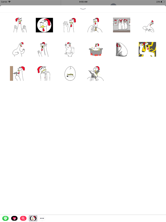 Screenshot #5 pour Chicken Bro 13 Sticker Pack