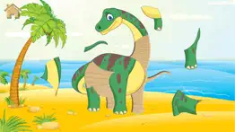 dino puzzle for kids full game iphone screenshot 2